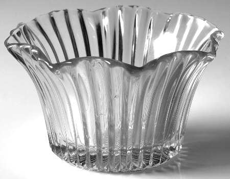 Ridgeleigh (Heavy Pressed Patt) 2" Crimped Vase
