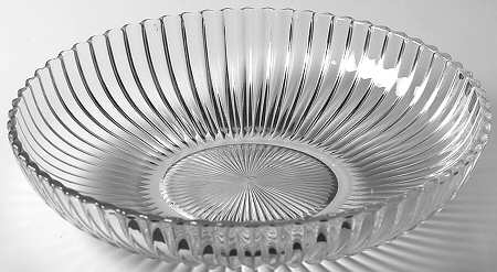 Ridgeleigh (Heavy Pressed Patt) 10" Floral Bowl