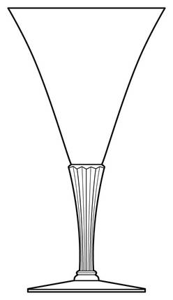 Ridgeleigh Clear (Thin, Blown) by Heisey