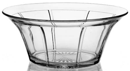 Rib and Panel Clear (Stem 411) 9" Nappy