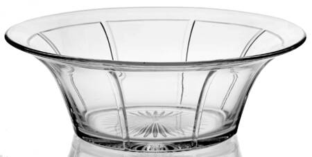 Rib and Panel Clear (Stem 411) 8" Nappy