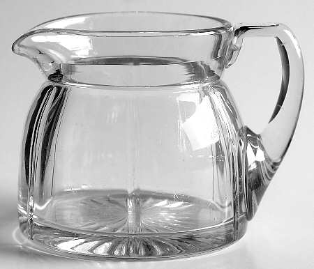 Rib and Panel Clear (Stem 411) Hotel Creamer