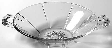 Rib and Panel Clear (Stem 411) Mint Dish