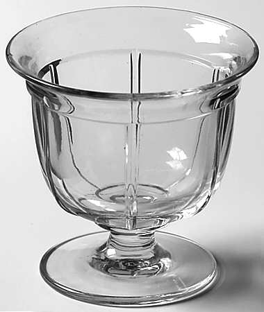 Rib and Panel Clear (Stem 411) Oyster or Fruit Cocktail