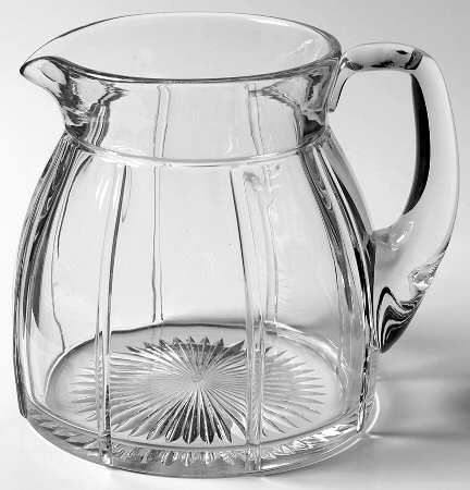 Rib and Panel Clear (Stem 411) 48 Oz Pitcher