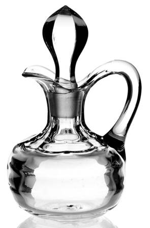 Saturn Clear Oil Cruet & Stopper