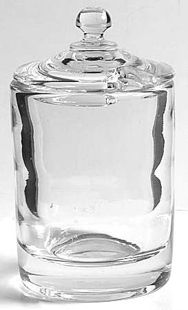 Saturn Clear Mustard & Lid