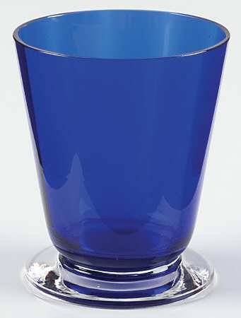 Spanish Cobalt Blue (Clear Stem) Oyster or Fruit Cocktail