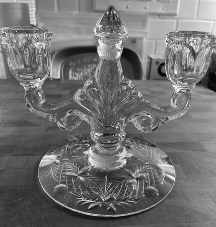 St. Anne Double Light Candlestick