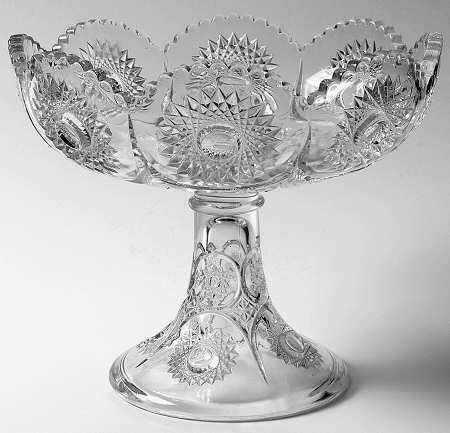 Sunburst Round Compote (Height X Width)