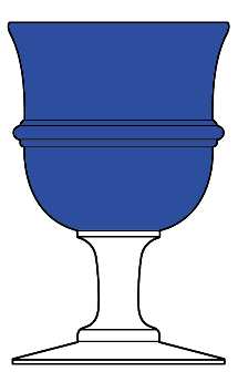 Sussex Cobalt (Clear Base) by Heisey