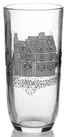 Tally Ho Clear (Deep Plate Etch) Highball Glass