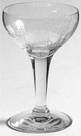 Tally Ho Clear (Deep Plate Etch) Liquor Cocktail