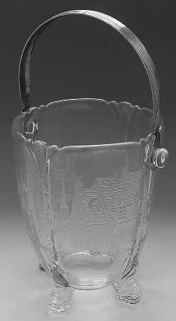 Tally Ho Clear (Deep Plate Etch) Ice Bucket