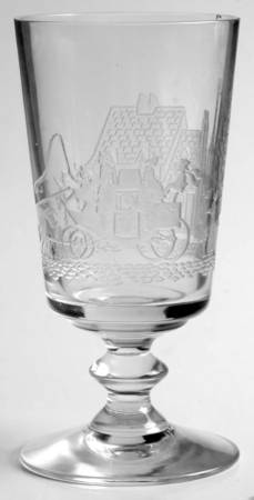 Tally Ho Clear (Deep Plate Etch) Liquor Cocktail