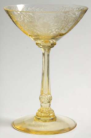 Titania Yellow (Stem 3389) Champagne/Tall Sherbet