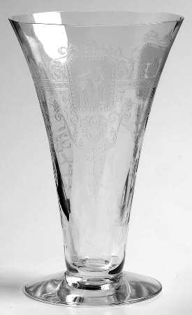 Trojan Clear (Stem 3368, Etch 445) 5 Oz Footed Tumbler