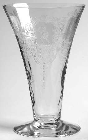 Trojan Clear (Stem 3368, Etch 445) 7 Oz Footed Tumbler