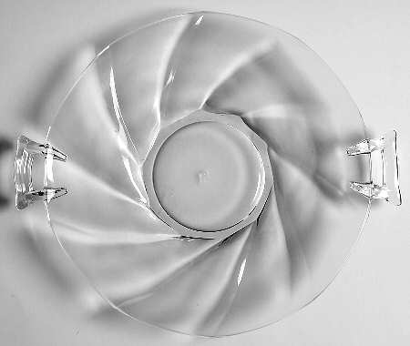 Twist Clear 6" Cheese Dish