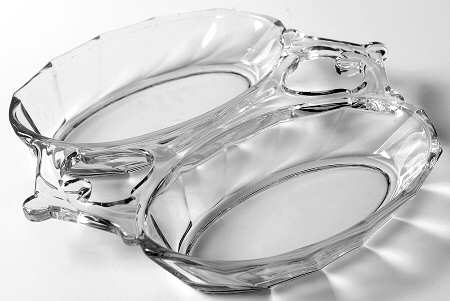 Twist Clear 8' Oblong 2 Part Relish