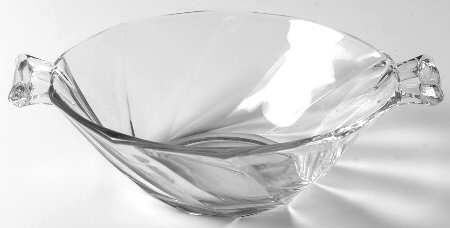 Twist Clear Handled Mint Dish