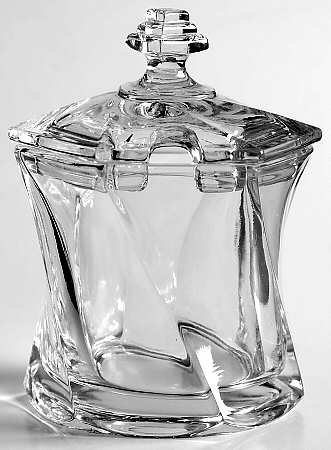 Twist Clear Mustard & Lid
