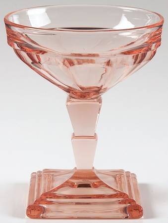 Twist Pink (Flamingo) Champagne/Tall Sherbet