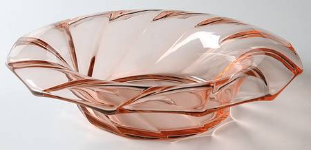 Twist Pink (Flamingo) 9" Rolled Edge Bowl
