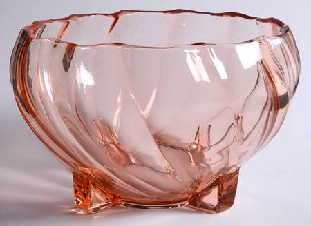 Twist Pink (Flamingo) 8" Round Nasturtium Bowl