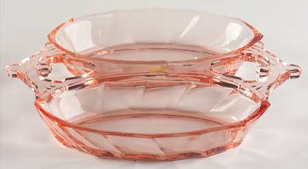 Twist Pink (Flamingo) 8" Oval 2 Part Relish
