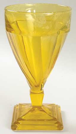 Twist Marigold Low Water Goblet