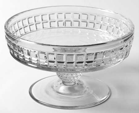 Victorian Clear Cheese Stand by Heisey