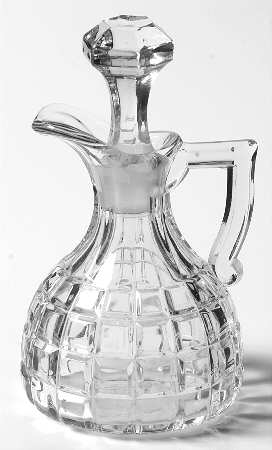 Victorian Clear Oil Cruet & Stopper