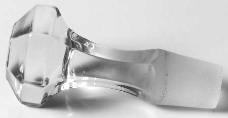 Victorian Clear Stopper for Oil Cruet