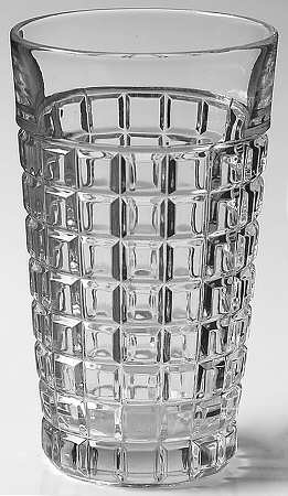 Victorian Clear 12 Oz Flat Tumbler