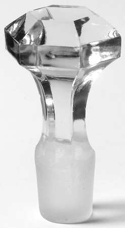 Victorian Clear Stopper for Salad Dressing Bottle