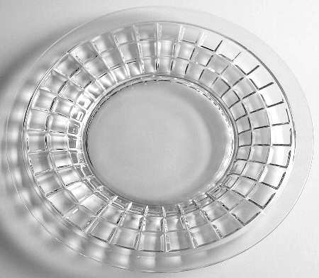 Victorian Clear Luncheon Plate