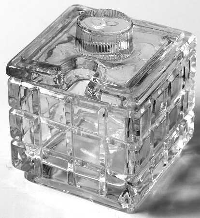 Victorian Clear Mustard & Lid
