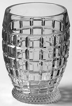 Victorian Clear 8 Oz Footed Tumbler