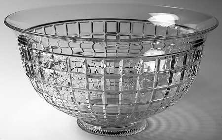 Victorian Clear Punch Bowl