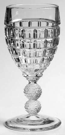 Victorian Clear Wine Glass