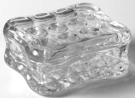 Whirlpool Clear Cigarette Box & Lid