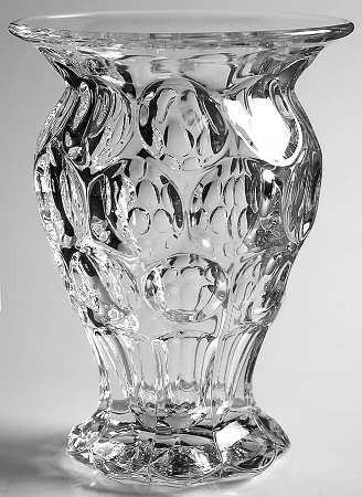 Whirlpool Clear Violet Vase