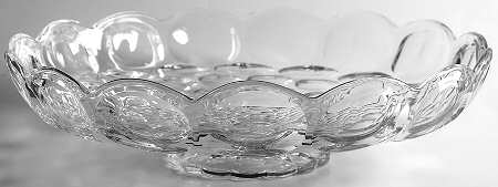 Whirlpool Clear 13" Footed Cupped Bowl