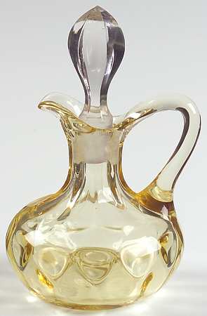 Yeoman Yellow Sahara (Stem 1184, Optic) 4 Oz Cruet & Stopper