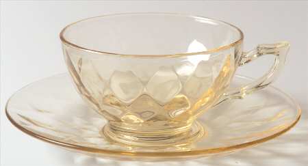 Yeoman Yellow Sahara (Stem 1184, Optic) Cup & Saucer Set