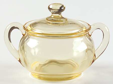 Yeoman Yellow Sahara (Stem 1184, Optic) Hotel Sugar with Lid