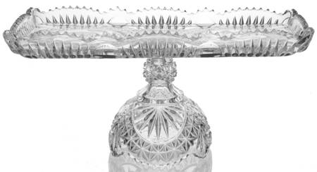 The Byrdes Collection 12" Rectangular Footed Tray