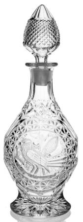 The Byrdes Collection Footed Decanter & Stopper