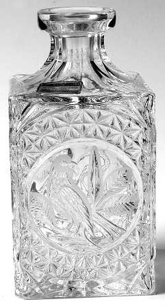 The Byrdes Collection Square Decanter No Stopper